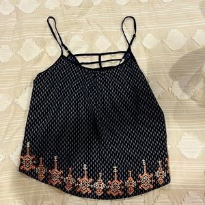 Blu Pepper Top Navy blue